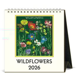 Cavallini Papers & Co. 2026 Desk Calendar Wildflowers