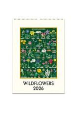 Cavallini Papers & Co. 2026 Wall Calendar Wildflowers