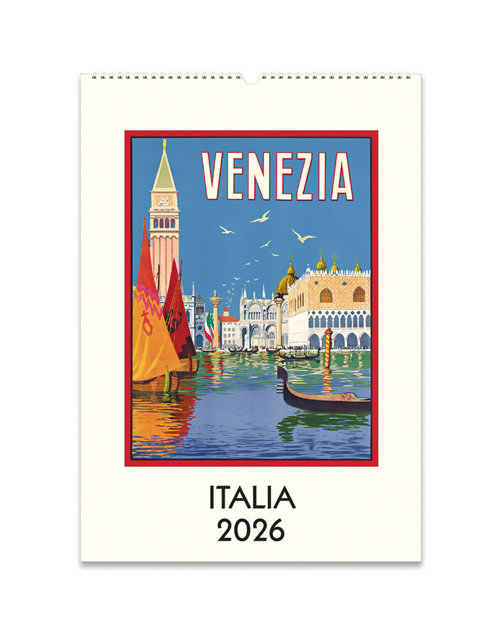 Cavallini Papers & Co. 2026 Wall Calendar Italia