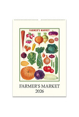 Cavallini Papers & Co. 2026 Wall Calendar Farmer's Market