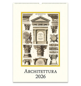 Cavallini Papers & Co. 2026 Wall Calendar Architecttura