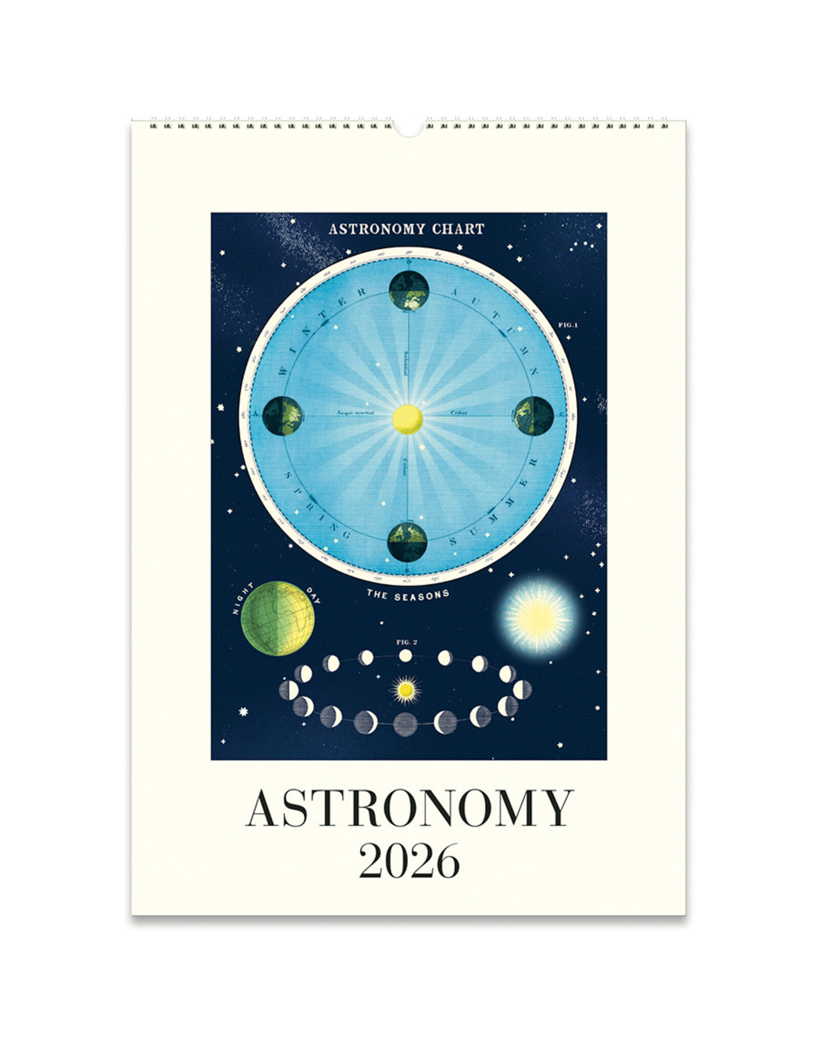 Cavallini Papers & Co. 2026 Wall Calendar Astronomy