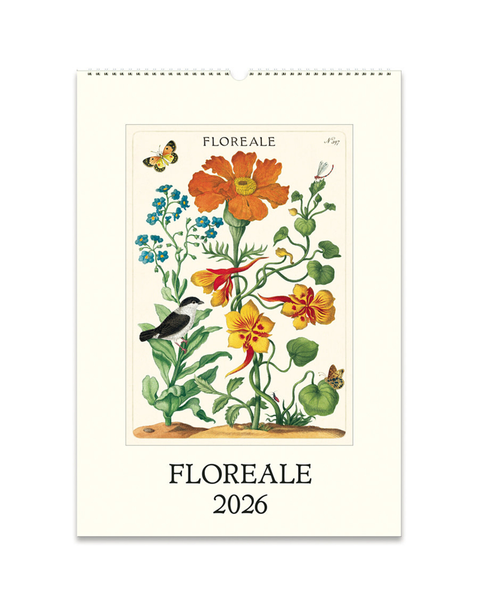 Cavallini Papers & Co. 2026 Wall Calendar Floreale