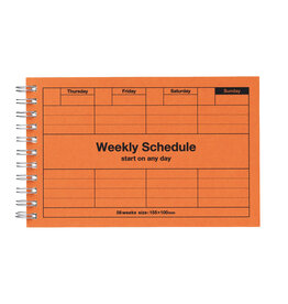 Orange Dayfree Weekly Schedule