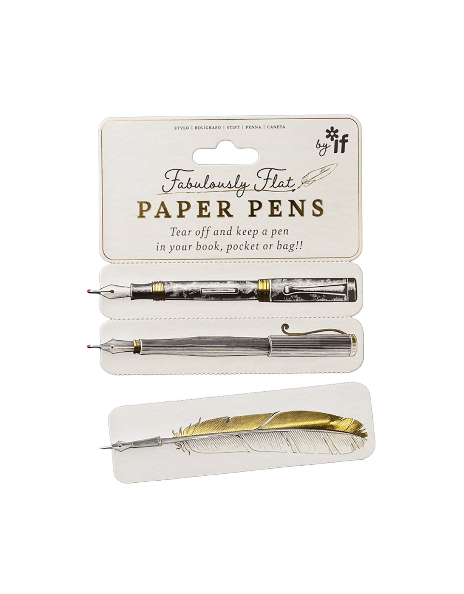 Fabulously Flat Paper Pens Pack of 6  34101