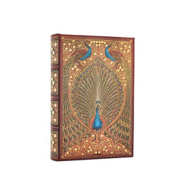Paperblanks 2026 Hafiz Peacocks 12-Month Hardcover Daily Planner Mini