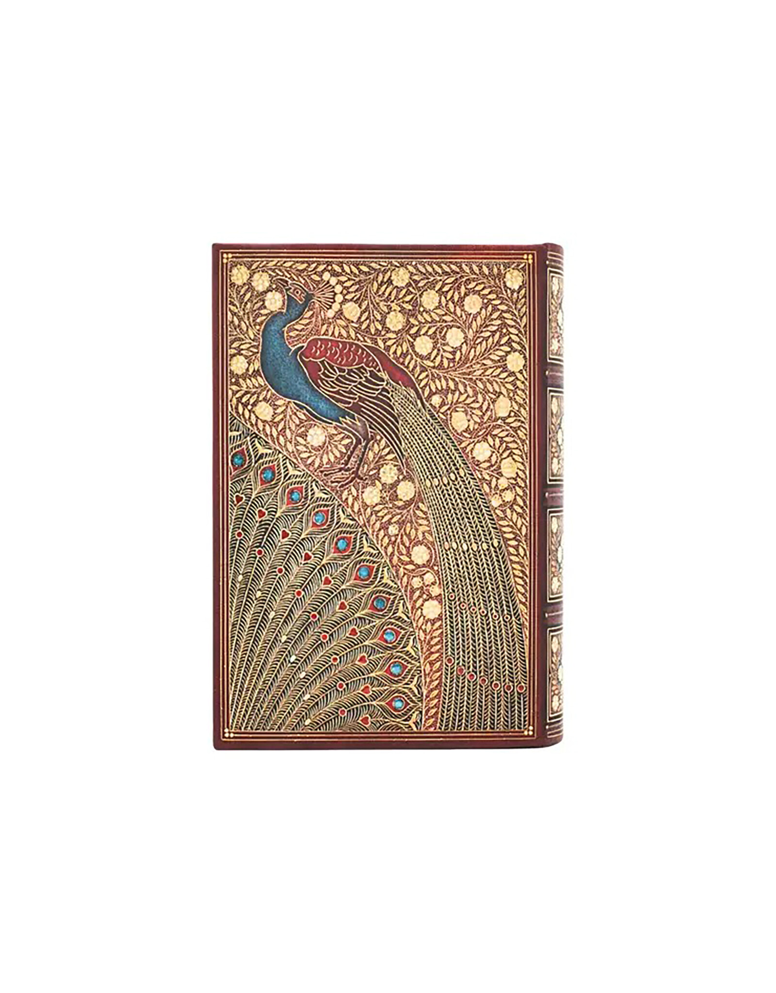 Paperblanks 2026 Hafiz Peacocks 12-Month Hardcover Daily Planner Mini