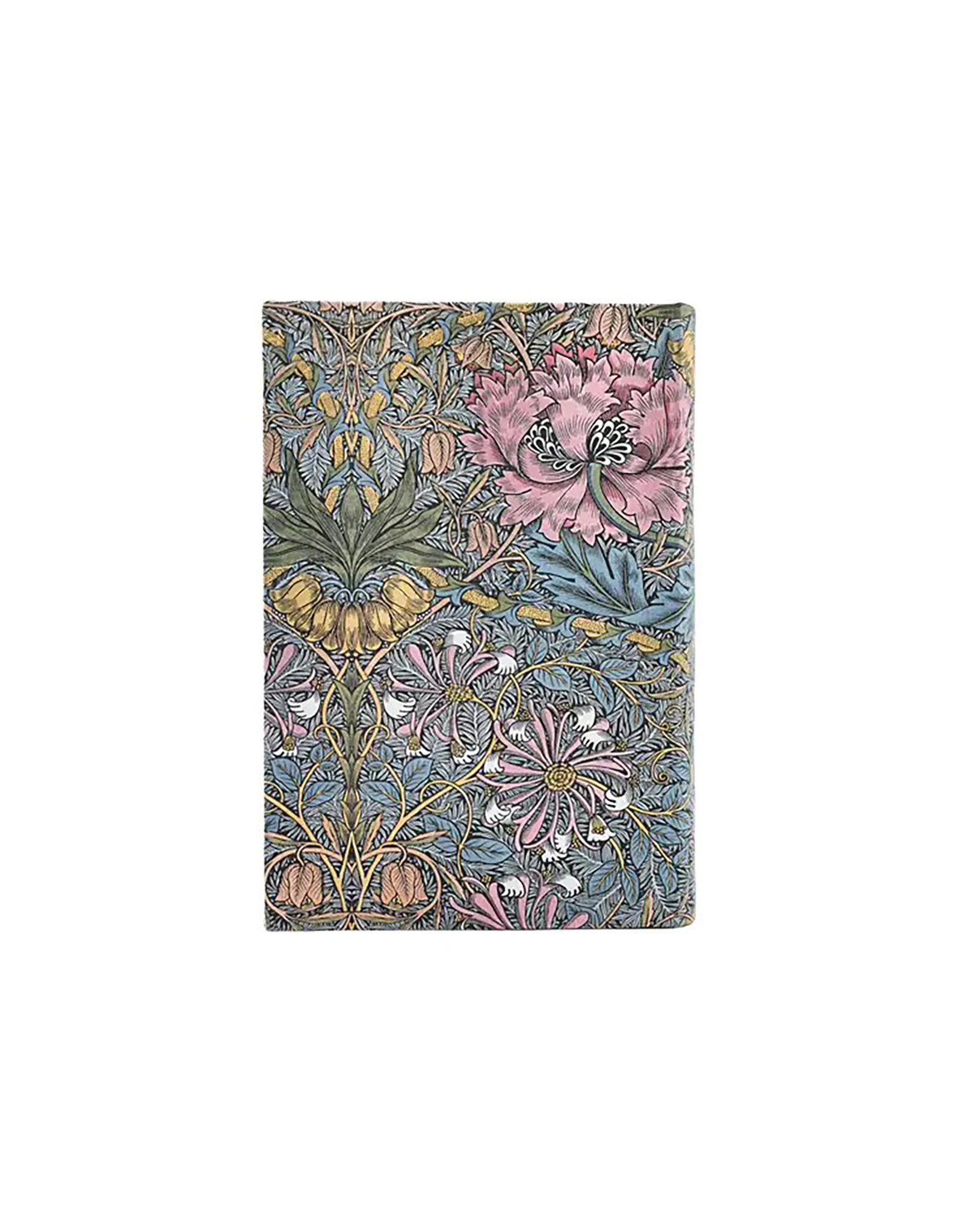 Paperblanks 2026 Morris Pink Honeysuckle 12-Month Hardcover Daily Planner Mini Day