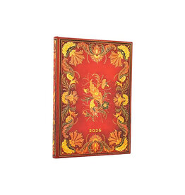 Paperblanks 2026 Fiammetta 12-Month Hardcover Weekly Planner Midi Vertical