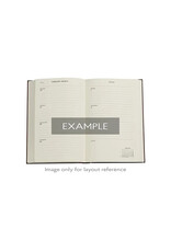 Paperblanks 2026 Kara-ori Pink 12-Month Hardcover Weekly Planner Maxi Horizontal