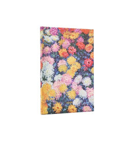Paperblanks 2026 Monet's Chrysanthemums 12-Month Hardcover Weekly Planner Maxi Vertical