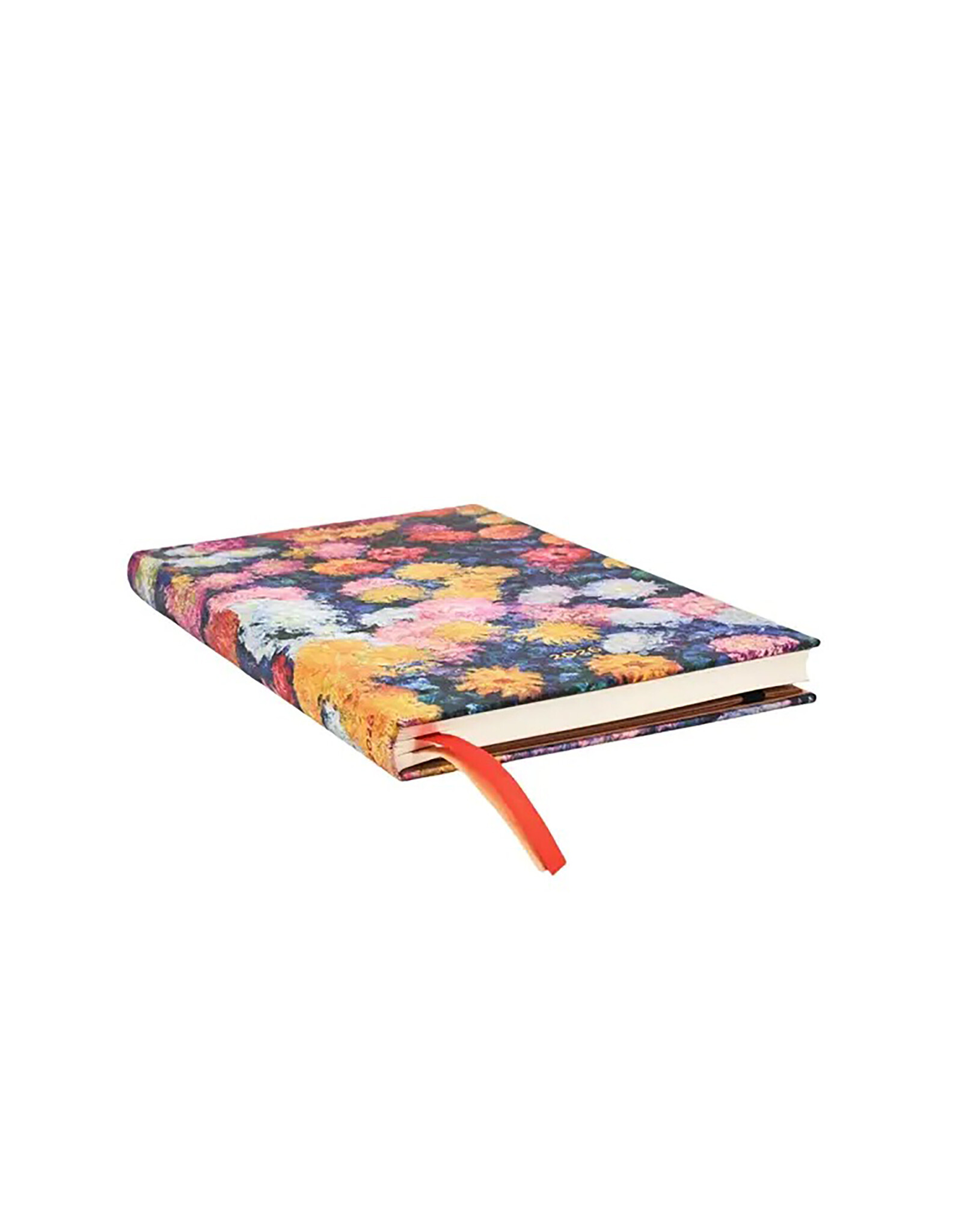 Paperblanks 2026 Monet's Chrysanthemums 12-Month Hardcover Weekly Planner Maxi Vertical