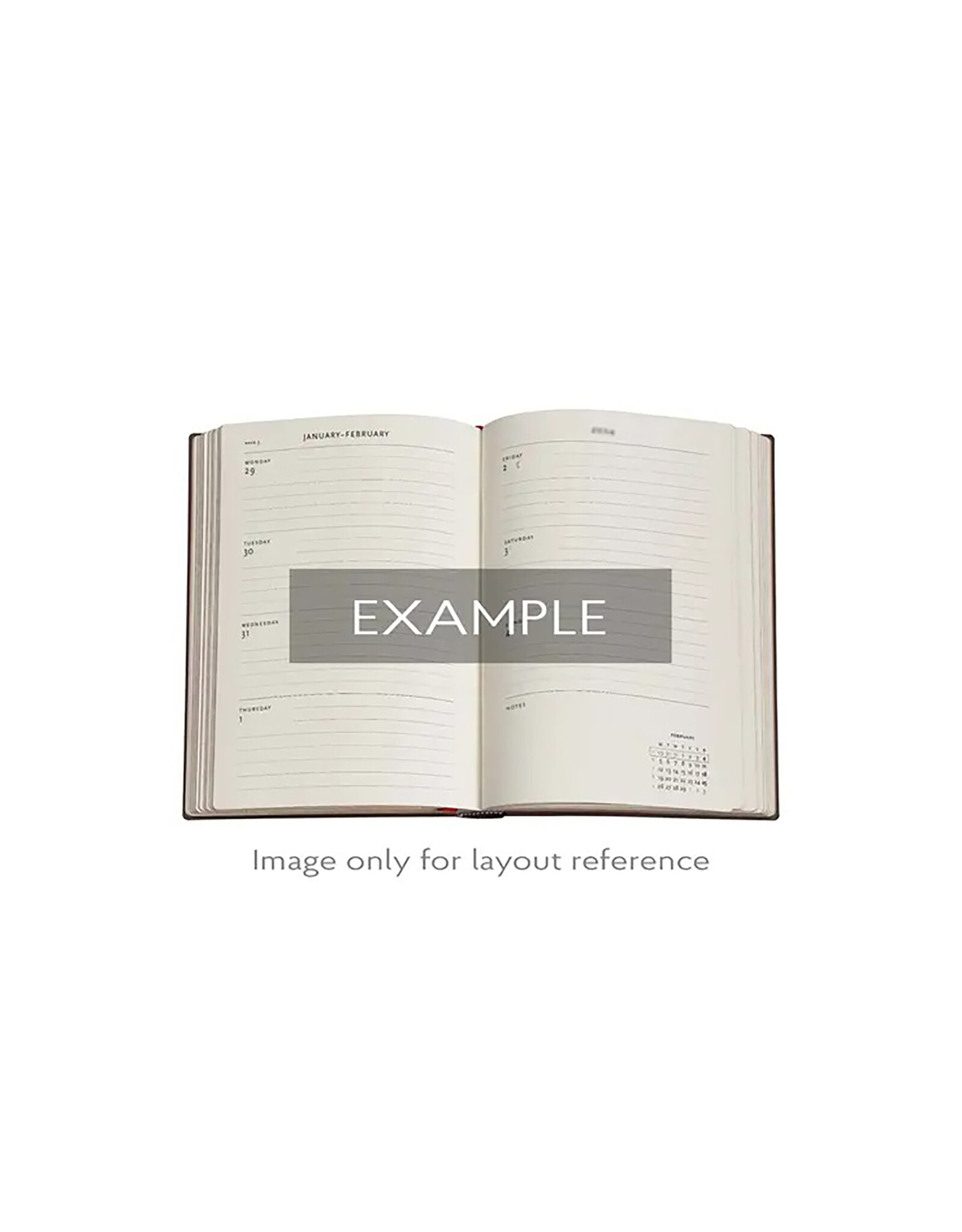Paperblanks 2026 Layla 12-Month Hardcover Weekly Planner Ultra Horizontal