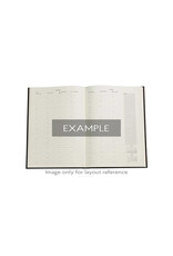 Paperblanks 2026 Blue Luxe 12-Month Hardcover Weekly Planner Grande Vertical