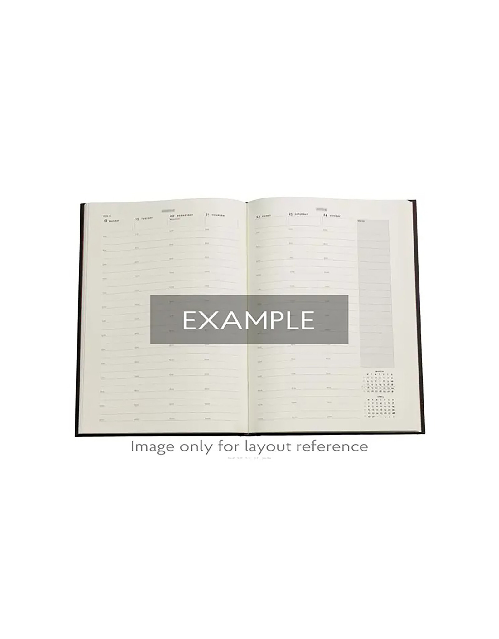Paperblanks 2026 Blue Luxe 12-Month Hardcover Weekly Planner Grande Vertical