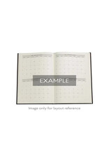 Paperblanks 2026 Blue Luxe 12-Month Hardcover Weekly Planner Grande Vertical