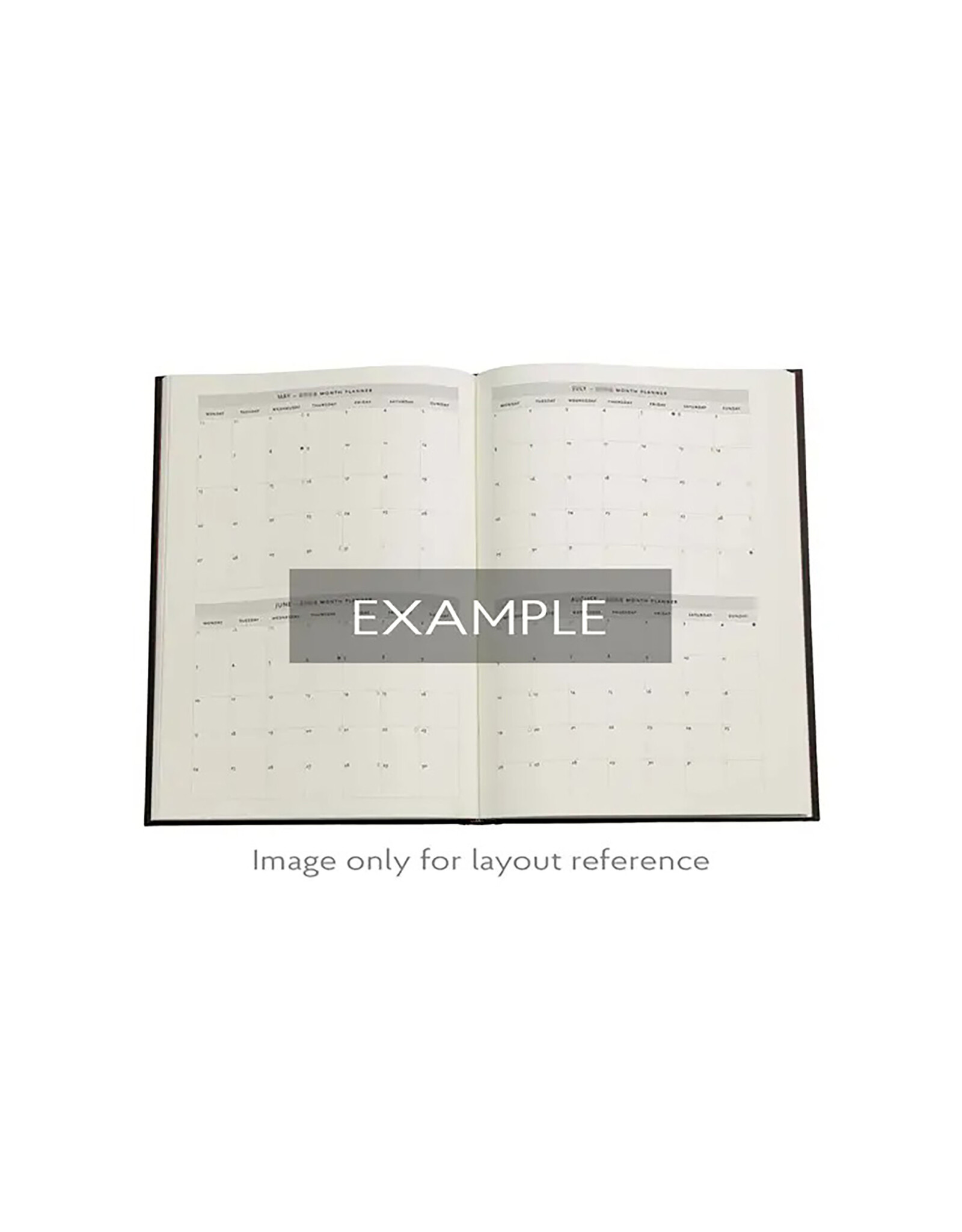Paperblanks 2026 Blue Luxe 12-Month Hardcover Weekly Planner Grande Vertical