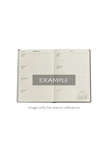 Paperblanks 2026 Blue Willow 12-Month Softcover Weekly Planner Midi Horizontal