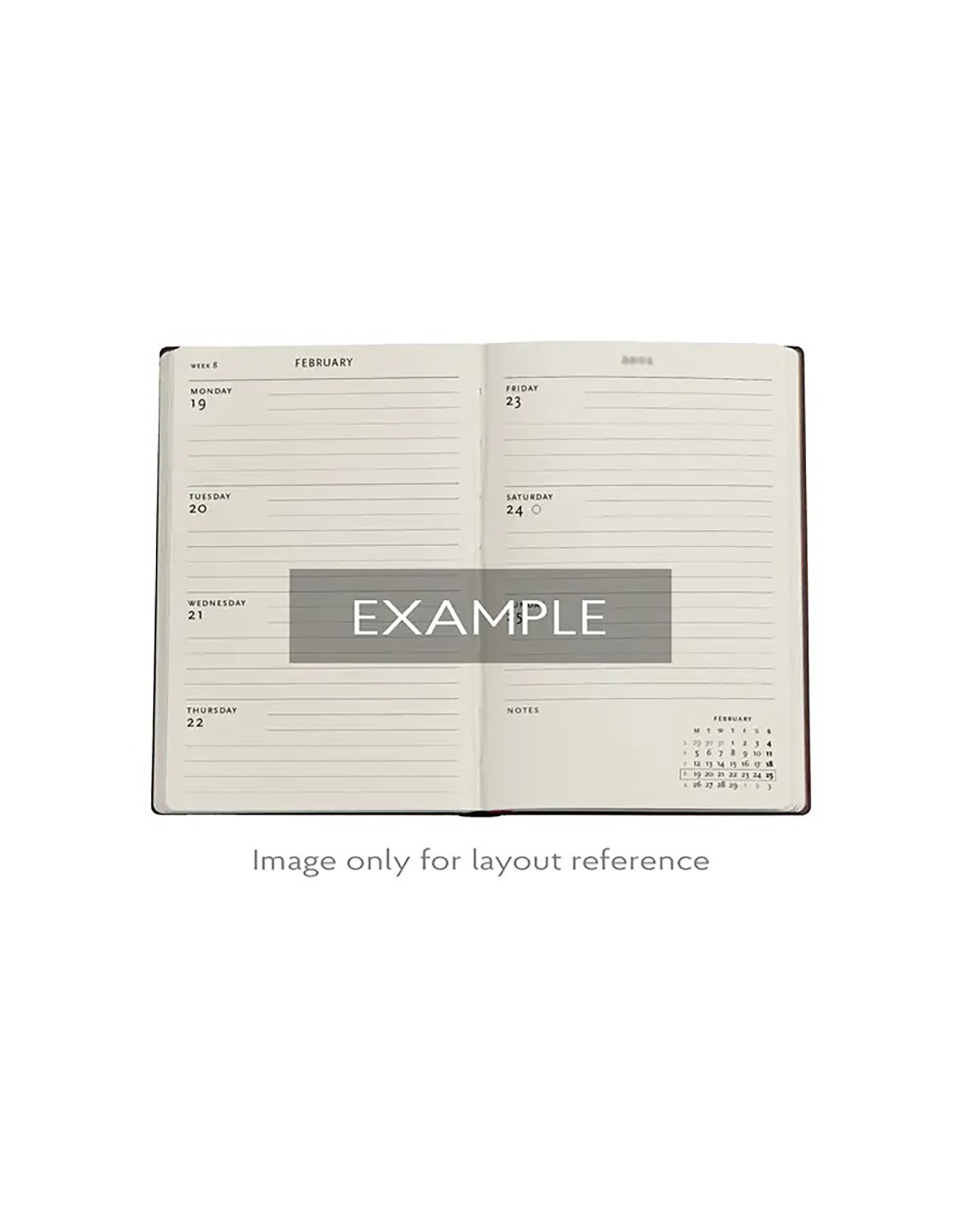 Paperblanks 2026 Blue Willow 12-Month Softcover Weekly Planner Midi Horizontal