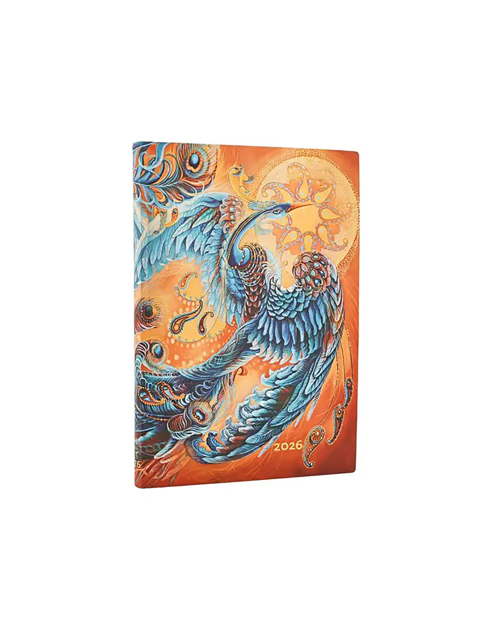 Paperblanks 2026 Skybird 12-Month Softcover Weekly Planner Midi Horizontal