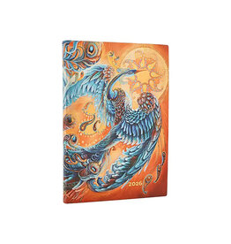 Paperblanks 2026 Skybird 12-Month Softcover Weekly Planner Midi Horizontal