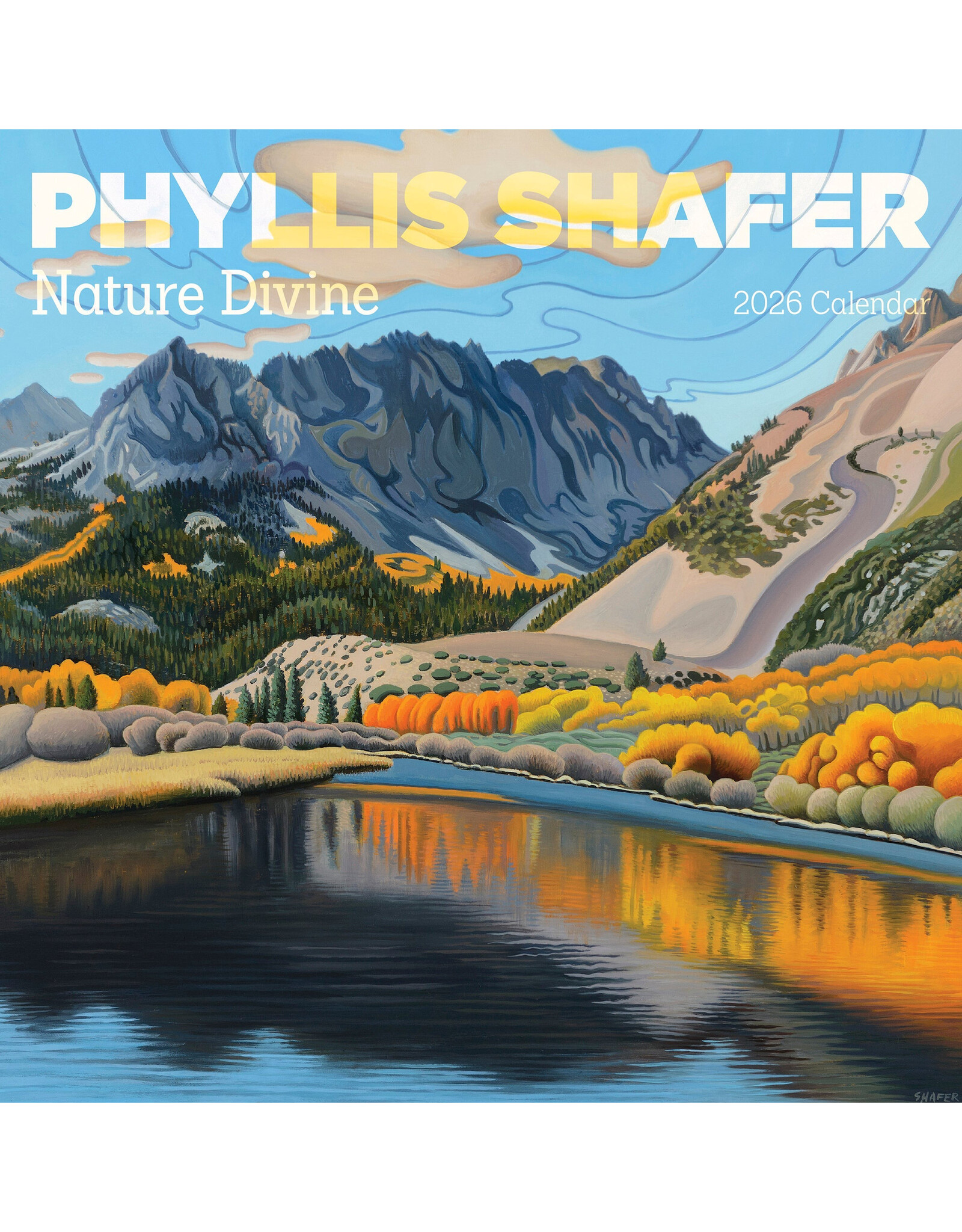 Pomegranate Phyllis Shafer: Nature Divine 2026 Wall Calendar