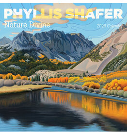 Pomegranate Phyllis Shafer: Nature Divine 2026 Wall Calendar
