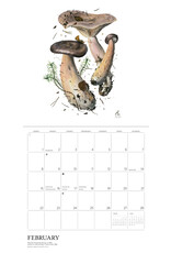Pomegranate Mushrooms: Alexander Viazmensky 2026 Wall Calendar