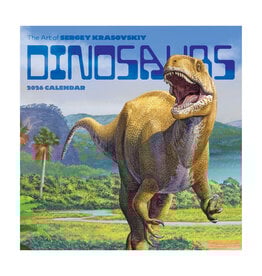Pomegranate Dinosaurs: The Art of Sergey Krasovskiy 2026 Wall Calendar