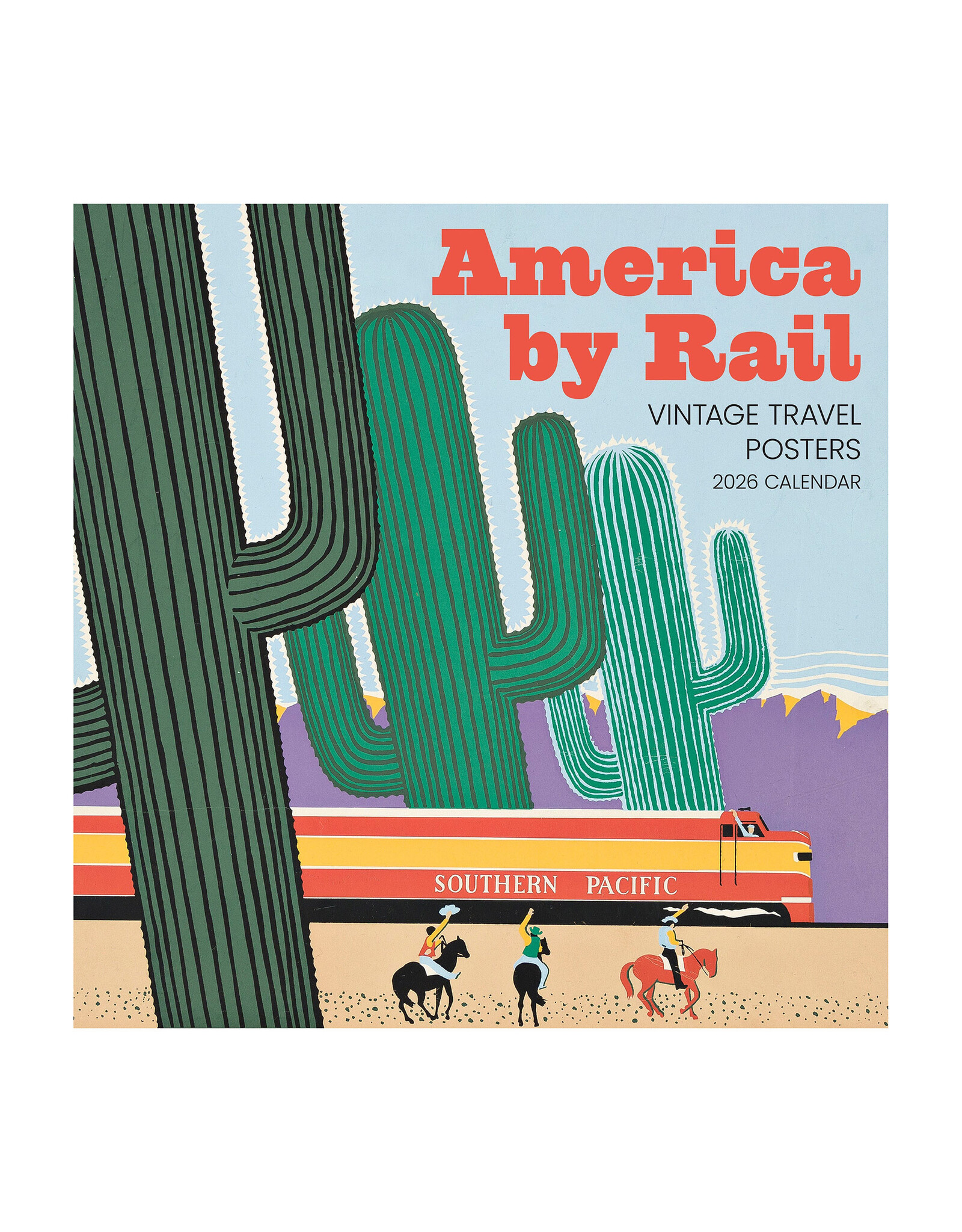Pomegranate America by Rail: Vintage Travel Posters 2026 Wall Calendar