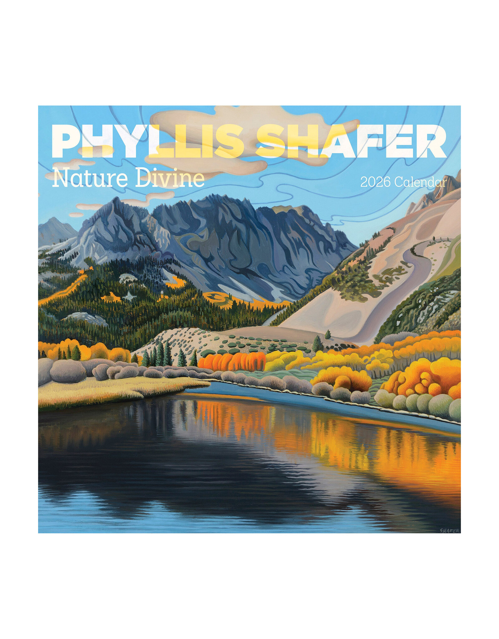Pomegranate Phyllis Shafer: Nature Divine 2026 Wall Calendar