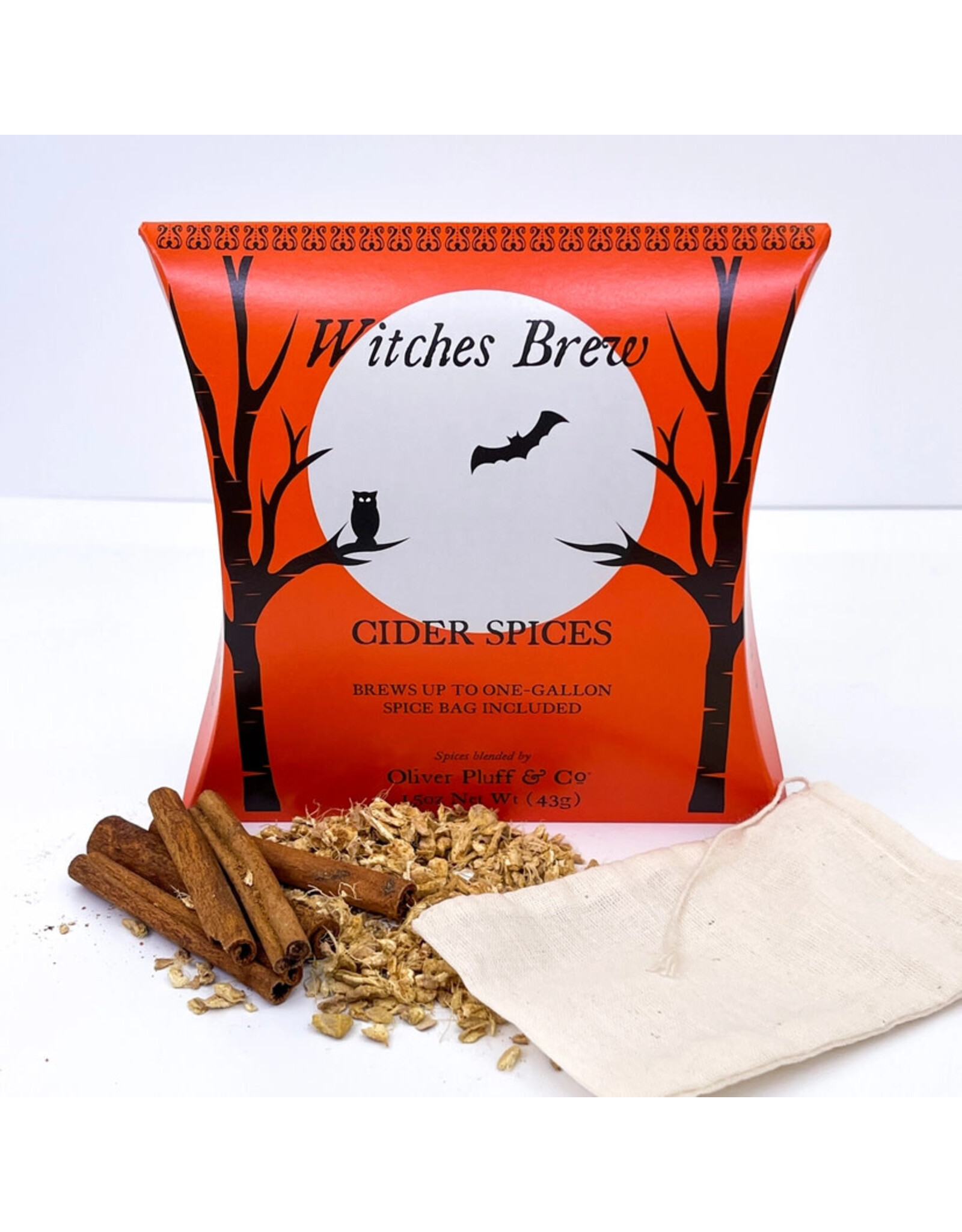 Oliver Pluff & Co. Witch's Brew Cider Spices Wassail - 1 Gallon Package   J-1405