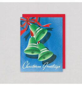 Laughing Elephant Green Bells Boxed Christmas Cards