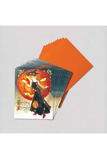 Laughing Elephant Lady in Halloween Dress Boxed Halloween Cards