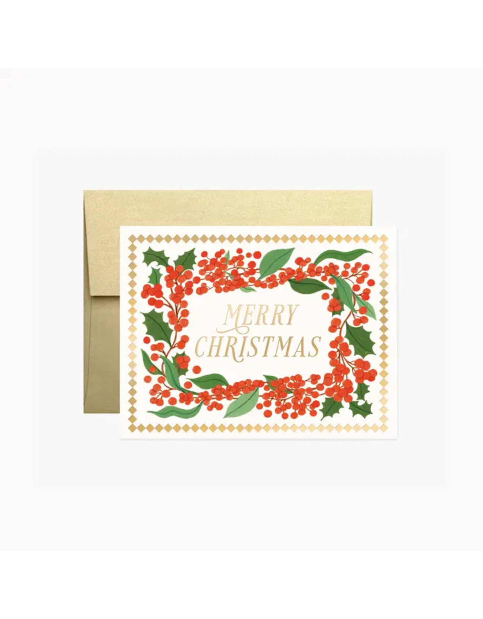Botanica Paper Co. Winter Berries A2 Greeting Card