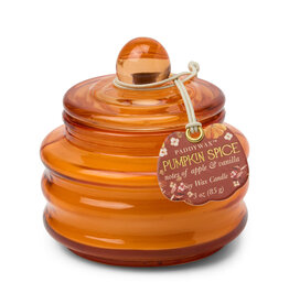 Paddywax Pumpkin Spice Beam 3oz Orange Glass Candle