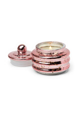 Paddywax Pink Peppermint 3oz Beam Candle Pink Mercury Glass with Lid