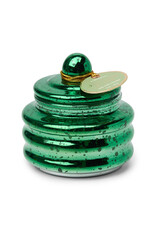 Paddywax Balsam & Fir 3oz Beam Candle Green Mercury Glass with Lid