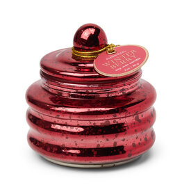 Paddywax Winter Berry 3oz Beam Candle Red Mercury Glass with Lid