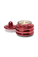 Paddywax Winter Berry 3oz Beam Candle Red Mercury Glass with Lid