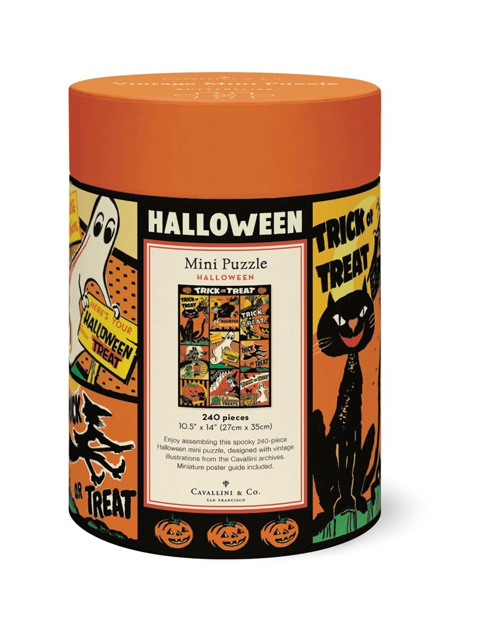 Cavallini Papers & Co. Halloween Mini Puzzle 240 Pcs