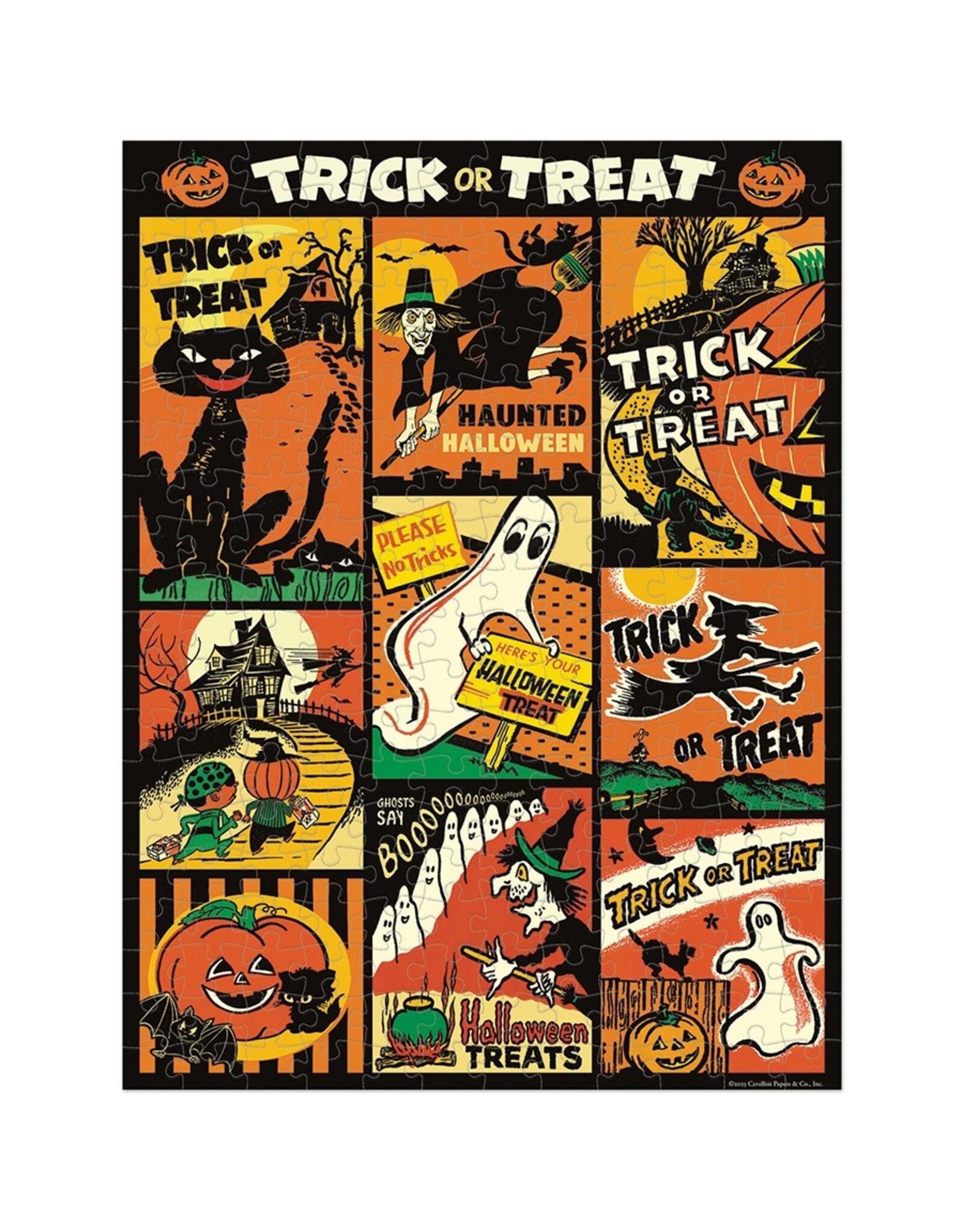 Cavallini Papers & Co. Halloween Mini Puzzle 240 Pcs