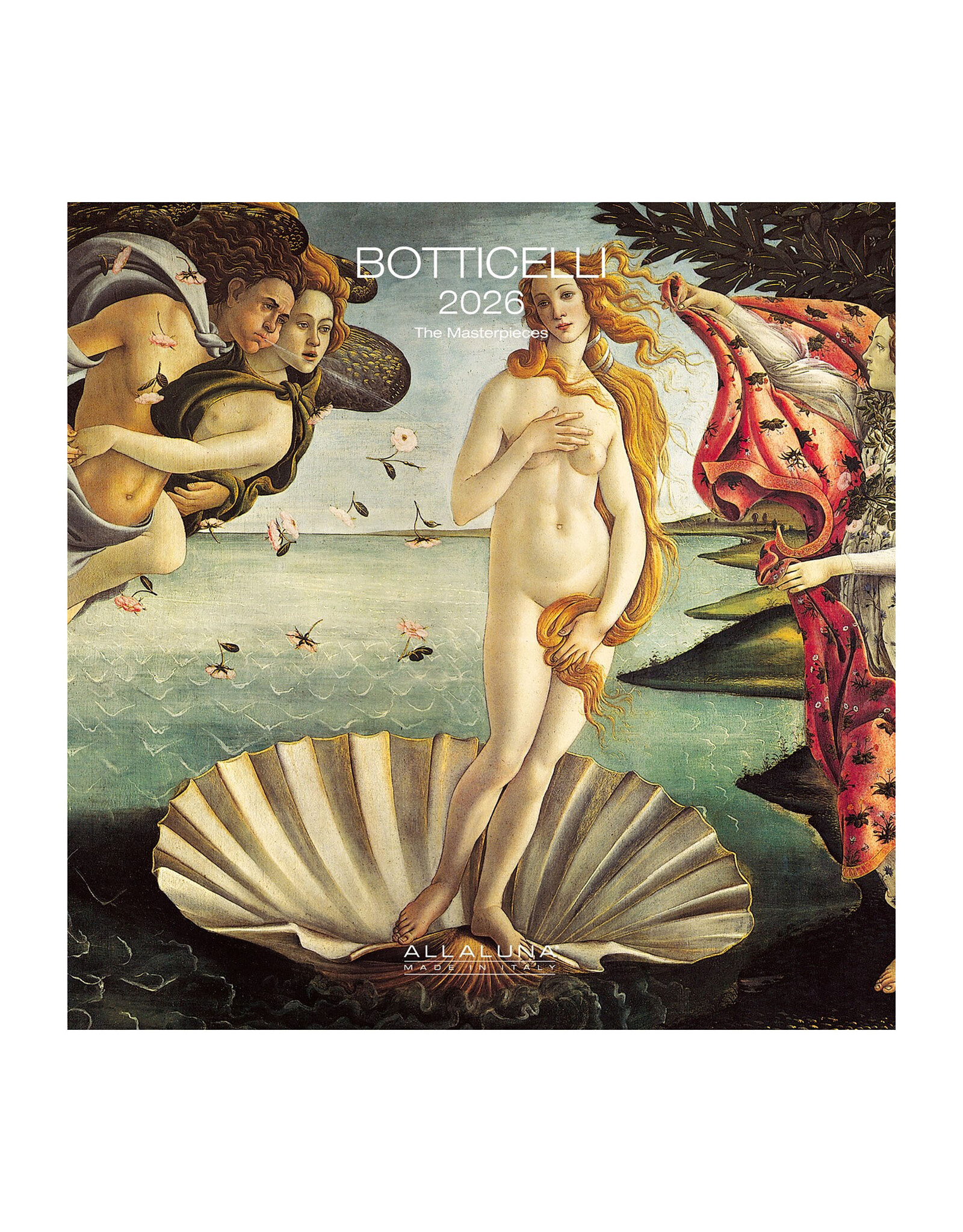 Allaluna Botticelli 2026 12x12 Wall Calendar