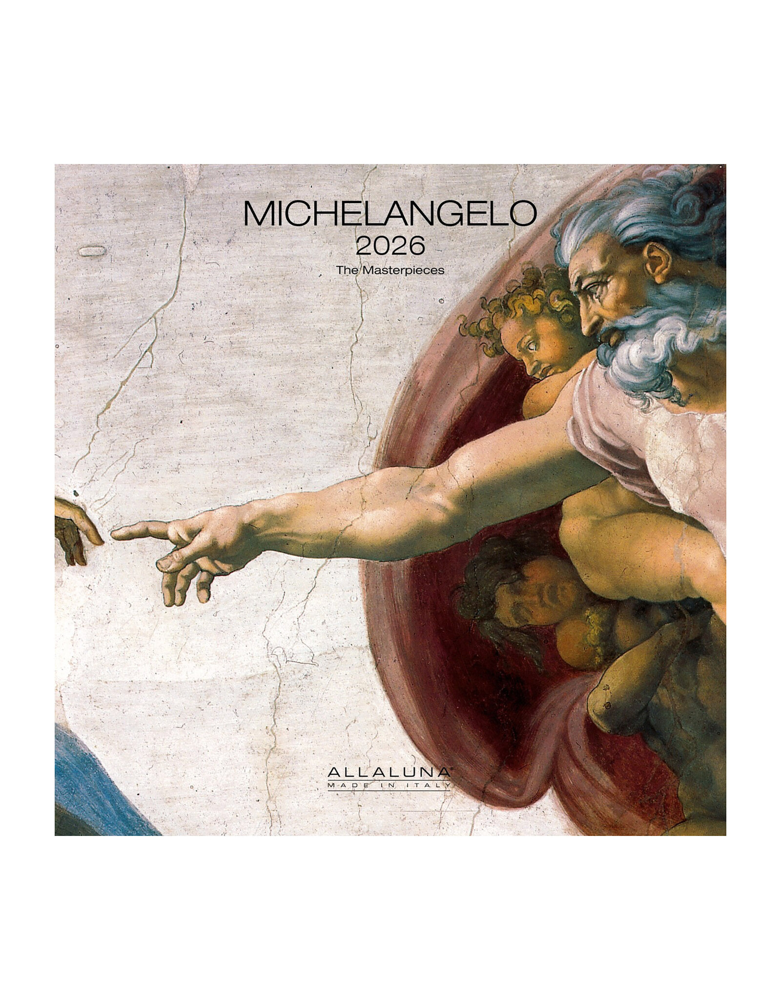 Allaluna Michelangelo 2026 12x12 Wall Calendar