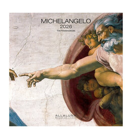 Allaluna Michelangelo 2026 12x12 Wall Calendar