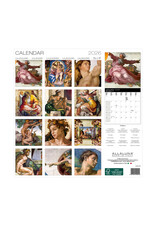 Allaluna Michelangelo 2026 12x12 Wall Calendar