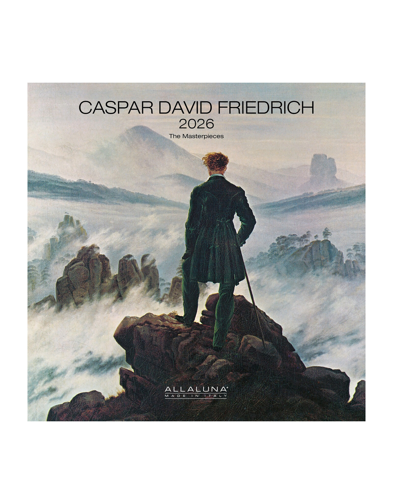 Allaluna Caspar David Friedrich 2026 12x12 Wall Calendar