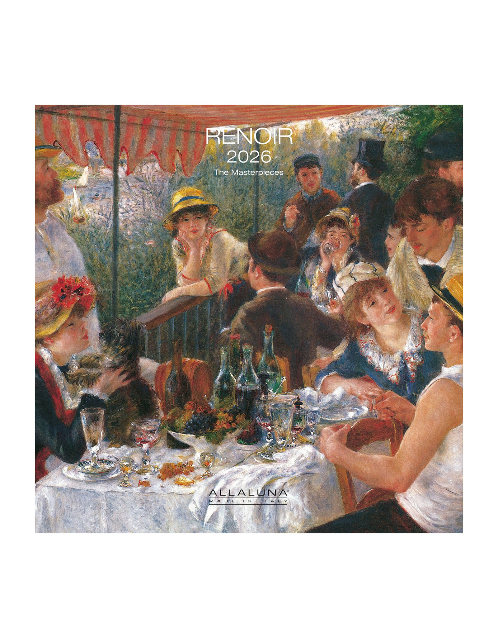 Allaluna Renoir 2026 12x12 Wall Calendar