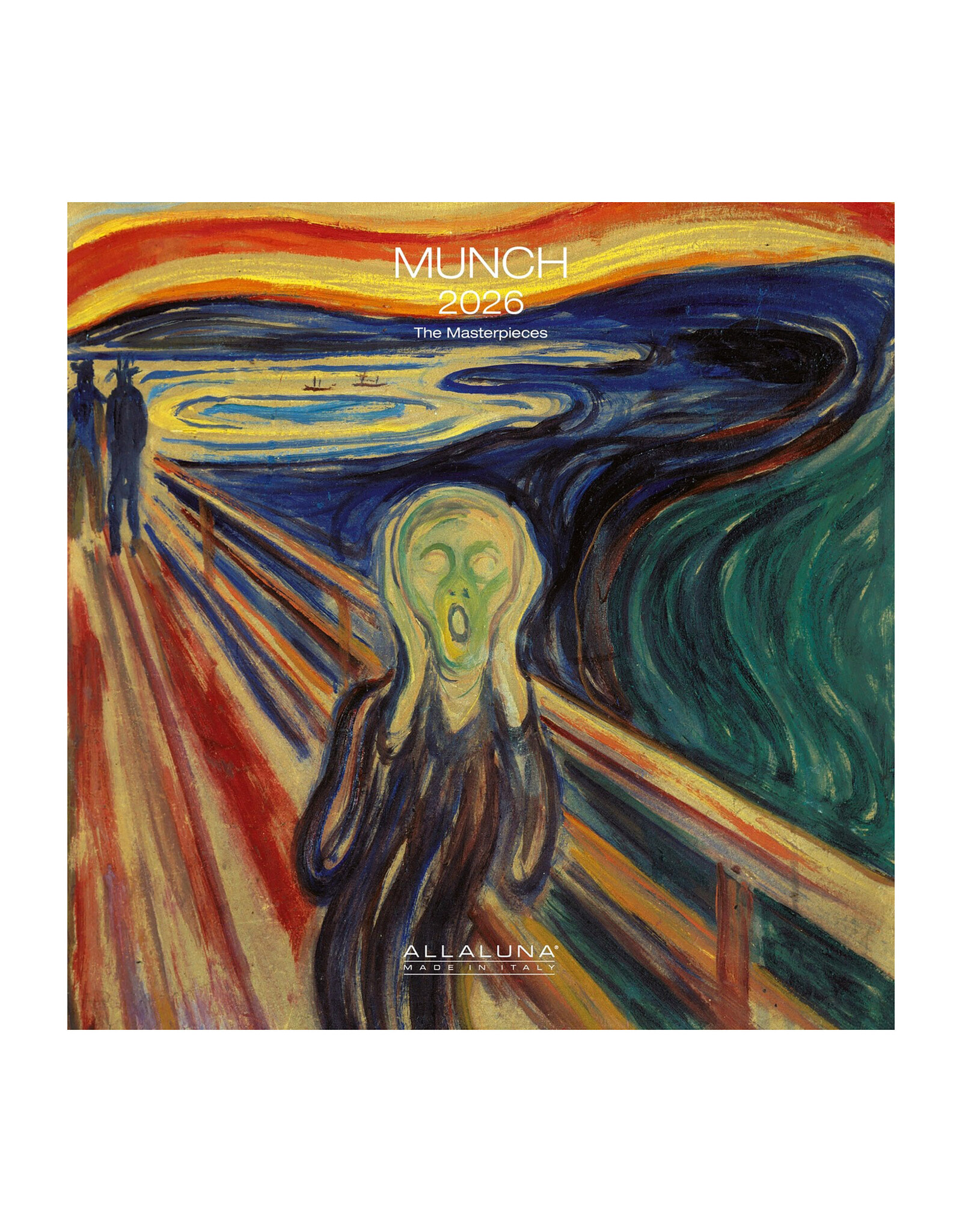 Allaluna Munch 2026 12x12 Wall Calendar