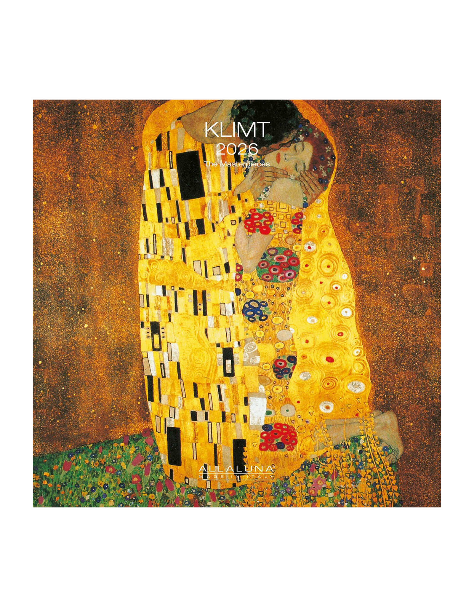 Allaluna Klimt 2026 12x12 Wall Calendar